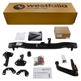 Westfalia abnehmbare Anhängerkupplung für BMW 3er Coupe (BJ 04/1999-08/2006), 3er Cabrio (BJ 01/1999-02/2006), 3er Limousine (BJ 04/1998-03/2005) im Set mit 13-pol. fzg.-spez. Westfalia E-Satz - 1